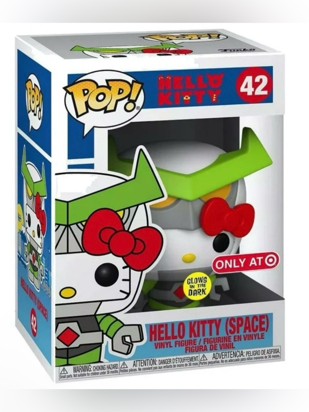 Funko Pop Sanrio Kitty Kaiju (Space) Vinyl Figure - Glow in the Dark